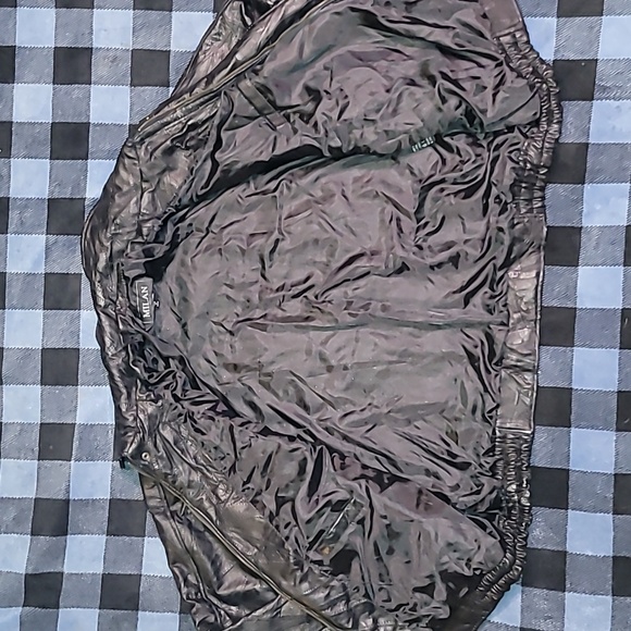 Vintage. 90s. Milan Leather. Patchwork leather. Heavyweight w/lining. Size 3x - Picture 10 of 16
